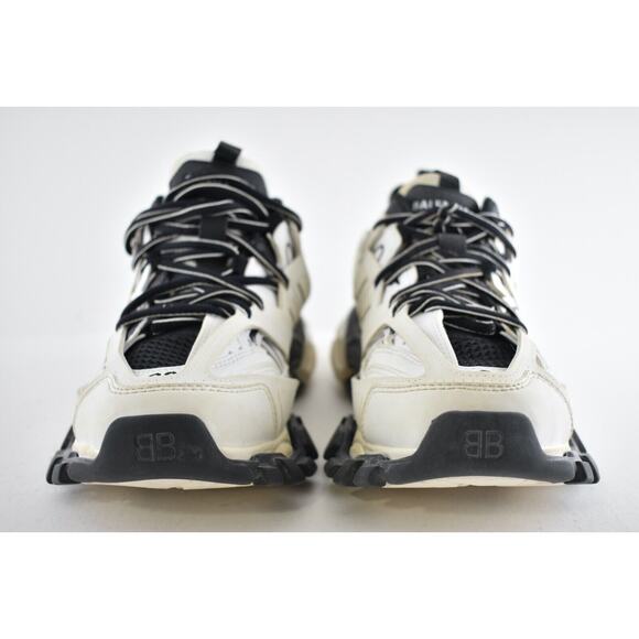 Balenciaga Track Sneaker Black White Distress Worn Out Platform Flat Trainer 38 - Picture 3 of 8